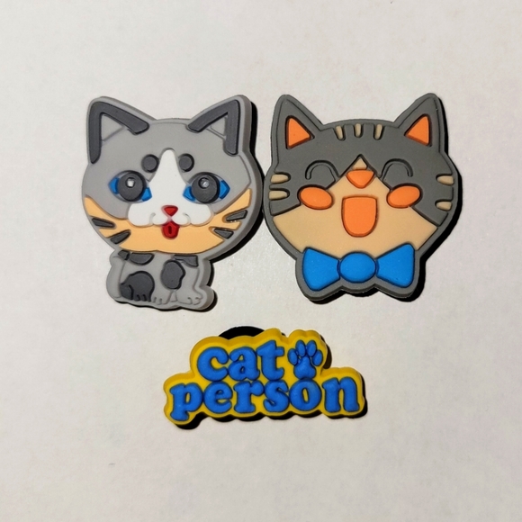 Jibbitz Accessories 3 Assorted Cat Jibbitz Shoe Charms Poshmark